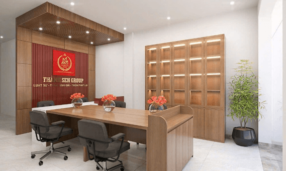Khu vực làm việc hiện đại tại Thành Sen Group