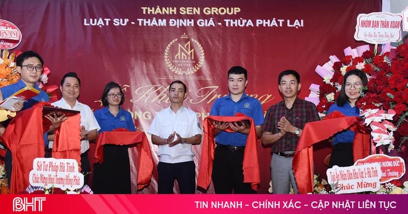 Lễ khai trương Văn phòng Thừa phát lại Hà Tĩnh